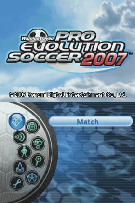 Winning Eleven - Pro Evolution Soccer 2007 (USA) (En,Es) screen shot title